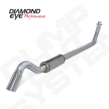 Picture of Diamond Eye 4in AL TURBO BACK SGL DUMP OUT 94-02 DODGE INCLUDING TIP