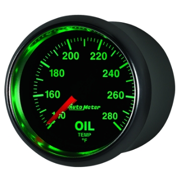 Picture of Autometer GS Series 2-1-16in Oil Temperature Gauge 140-280 Degrees Electric Full Sweep