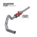 Picture of Diamond Eye KIT 4in Catback MFLR RPLCMENT PIPE Single AL: 2004-5-2007-5 DODGE CUMMINS 600