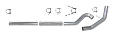 Picture of Diamond Eye KIT 4in Catback MFLR RPLCMENT PIPE Single AL: 2004-5-2007-5 DODGE CUMMINS 600