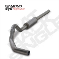 Picture of Diamond Eye KIT 4in Catback Single SS: 2004-5-2007-5 DODGE CUMMINS 600