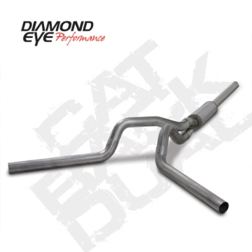 Picture of Diamond Eye KIT 4in Catback DUAL SS: 2004-5-2007-5 DODGE CUMMINS 600