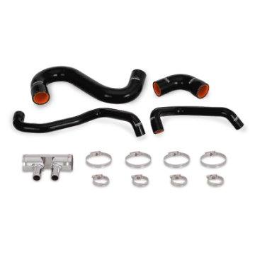 Picture of Mishimoto 2015+ Ford Mustang GT Silicone Lower Radiator Hose - Black