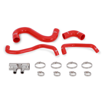 Picture of Mishimoto 2015+ Ford Mustang GT Silicone Lower Radiator Hose - Red