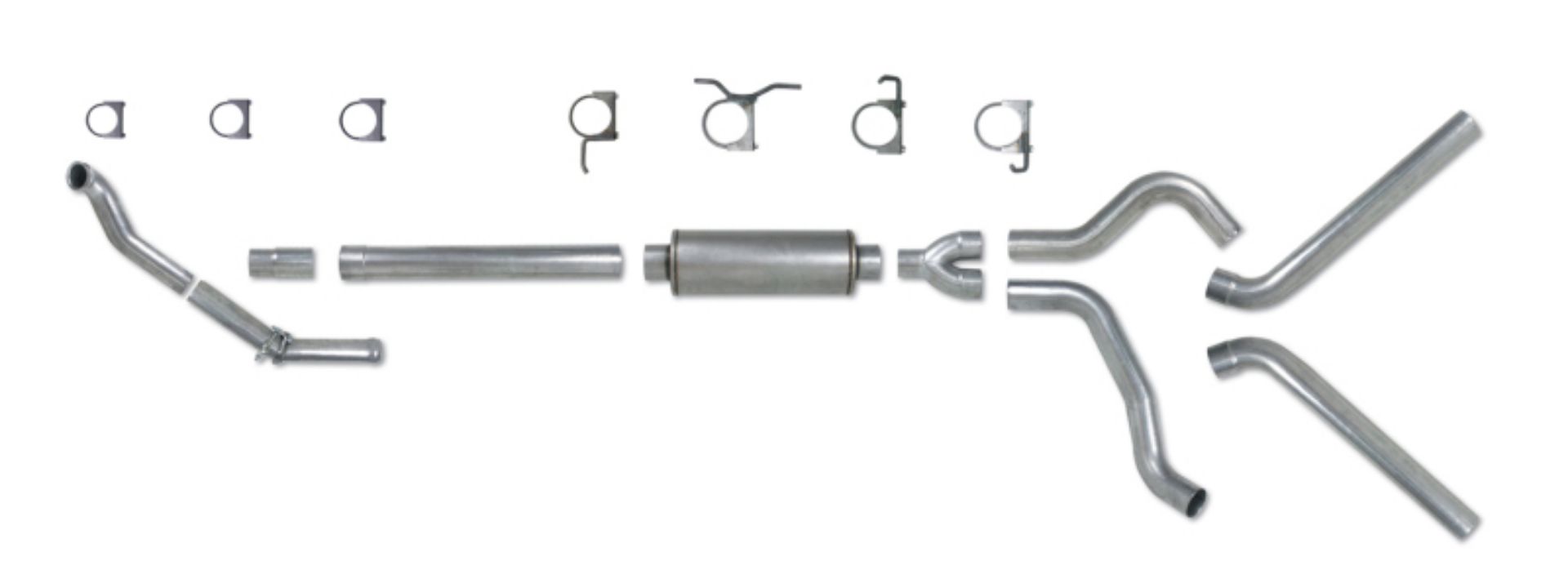 Picture of Diamond Eye KIT 4in Turbo Back DUAL AL: 94-97 FORD 7-3L F250-F350 PWRSTROKE NFS W- CARB EQUIV STDS