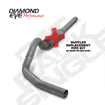 Picture of Diamond Eye KIT 4in Catback Single SS: 94-97 FORD 7-3L F250-F350 PWRSTROKE