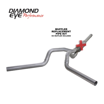Picture of Diamond Eye KIT 4in Catback MFLR RPLCMENT PIPE DUAL AL: 94-97 FORD 7-3L F250-F350 PWRSTROKE