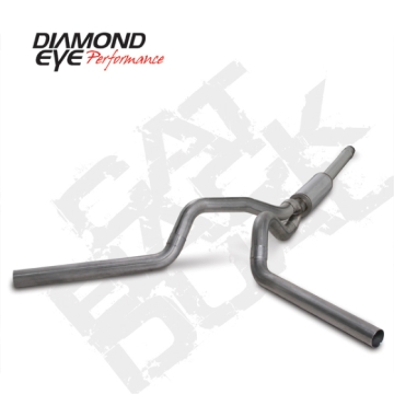 Picture of Diamond Eye KIT 4in Catback DUAL SS: 94-97 FORD 7-3L F250-F350 PWRSTROKE