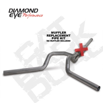 Picture of Diamond Eye KIT 4in Catback DUAL SS: 94-97 FORD 7-3L F250-F350 PWRSTROKE