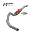 Picture of Diamond Eye KIT 4in Catback MFLR RPLCMENT PIPE SGL AL: 03-07 FORD 6-0L F250-F350 Extended Cab Only