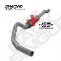 Picture of Diamond Eye KIT 4in Catback MFLR RPLCMENT PIPE SGL AL: 03-07 FORD 6-0L F250-F350 Extended Cab Only
