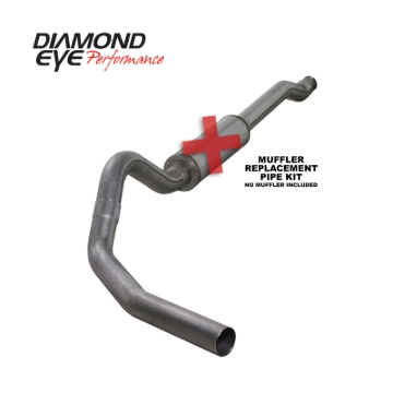 Picture of Diamond Eye KIT 4in Catback Single SS: 03-07 FORD 6-0L F250-F350