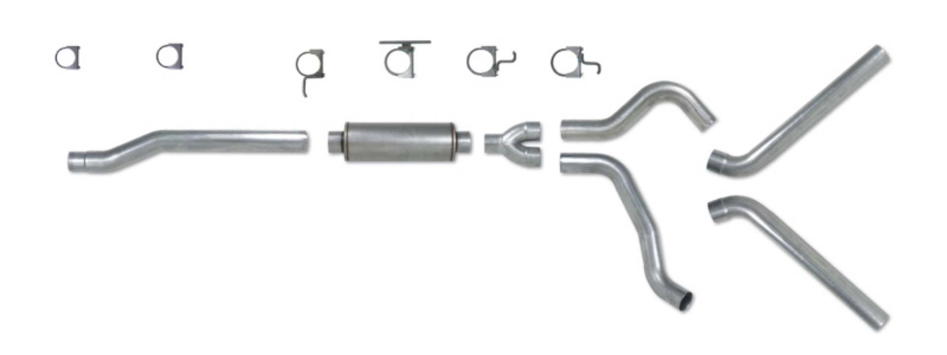 Picture of Diamond Eye KIT 4in Catback DUAL AL: 03-07 FORD 6-0L F250-F350