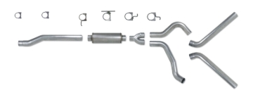 Picture of Diamond Eye KIT 4in Catback DUAL AL: 03-07 FORD 6-0L F250-F350