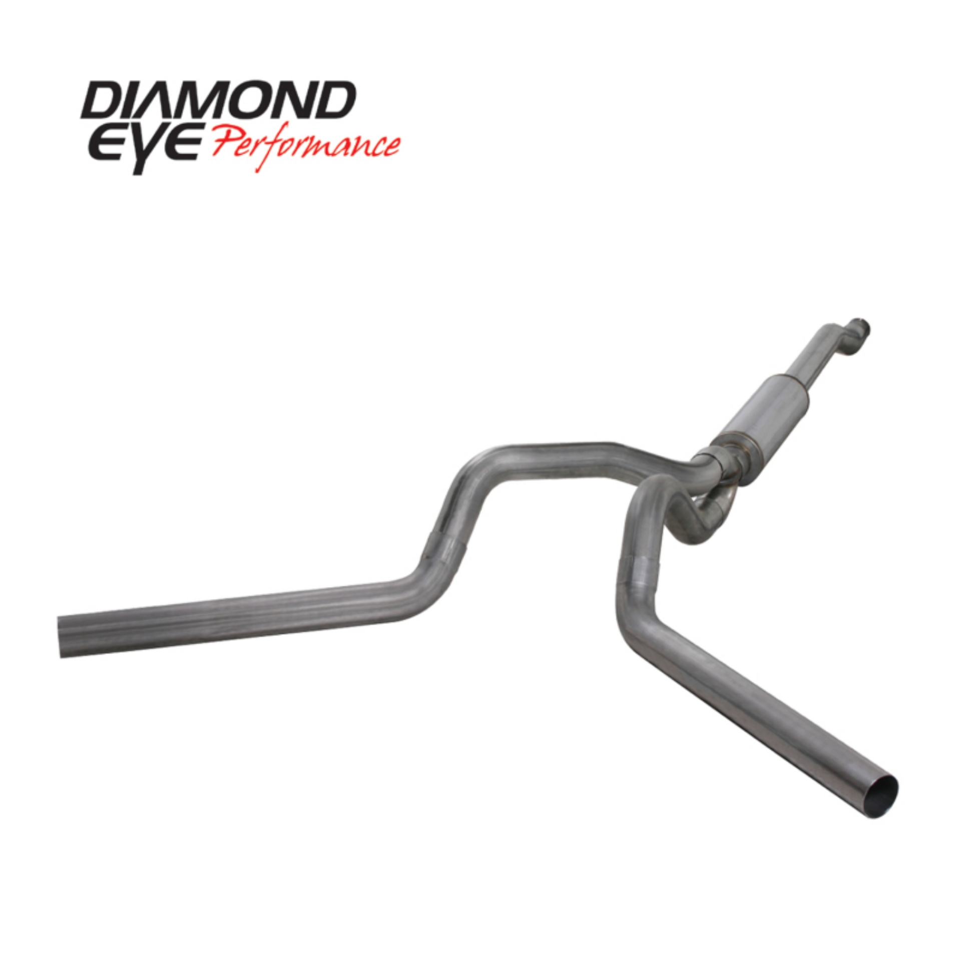 Picture of Diamond Eye KIT 4in Catback DUAL SS: 03-07 FORD 6-0L F250-F350