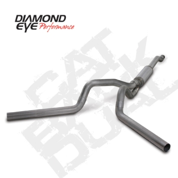 Picture of Diamond Eye KIT 4in Catback DUAL SS: 03-07 FORD 6-0L F250-F350