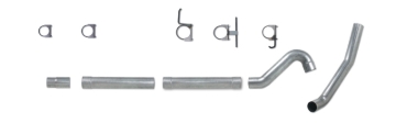 Picture of Diamond Eye KIT 4in Catback MFLR RPLCMENT PIPE Single AL: 03-06 FORD 6-0L EXCURSION