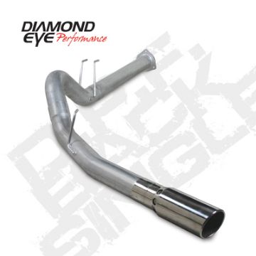 Picture of Diamond Eye KIT 4in DPF BACK Single AL: 2011 FORD 6-7L PWRSTROKE F250-F350