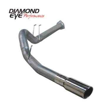 Picture of Diamond Eye KIT 4in DPF BACK Single SS: 2011 FORD 6-7L PWRSTROKE F250-F350