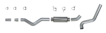 Picture of Diamond Eye KIT 5in Catback Single AL: 2006-2007-5 CHEVY 6-6L 2500-3500