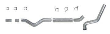 Picture of Diamond Eye KIT 5in Catback MFLR RPLCMENT PIPE Single AL: 2006-2007-5 CHEVY 6-6L 2500-3500