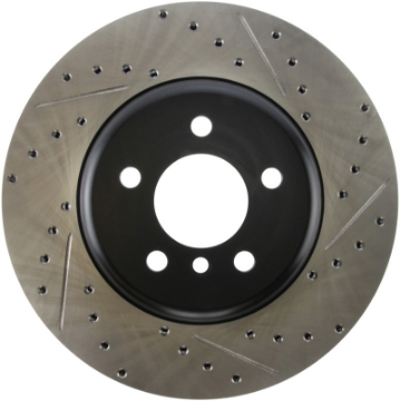 Picture of StopTech 2011-2013 BMW 535i - 2012-2016 BMW 640i Slotted & Drilled Front Left Brake Rotor