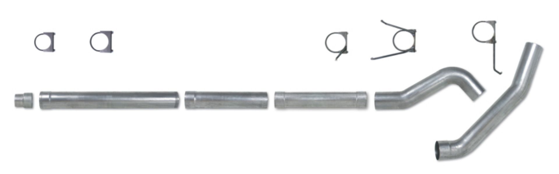 Picture of Diamond Eye KIT 5in Catback MFLR RPLCMENT PIPE Single AL: 2004-5-2007-5 DODGE CUMMINS 600