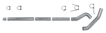 Picture of Diamond Eye KIT 5in Catback MFLR RPLCMENT PIPE Single AL: 2004-5-2007-5 DODGE CUMMINS 600