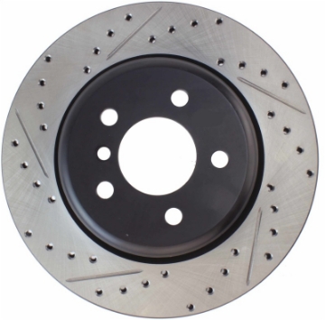 Picture of StopTech 2011-2013 BMW 535i - 2012-2016 BMW 640i Slotted & Drilled Rear Right Brake Rotor