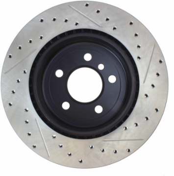 Picture of StopTech 2011-2013 BMW 535i - 2012-2016 BMW 640i Slotted & Drilled Rear Right Brake Rotor