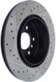 Picture of StopTech 2011-2013 BMW 535i - 2012-2016 BMW 640i Slotted & Drilled Rear Left Brake Rotor