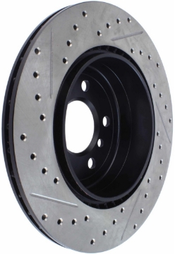 Picture of StopTech 2011-2013 BMW 535i - 2012-2016 BMW 640i Slotted & Drilled Rear Left Brake Rotor