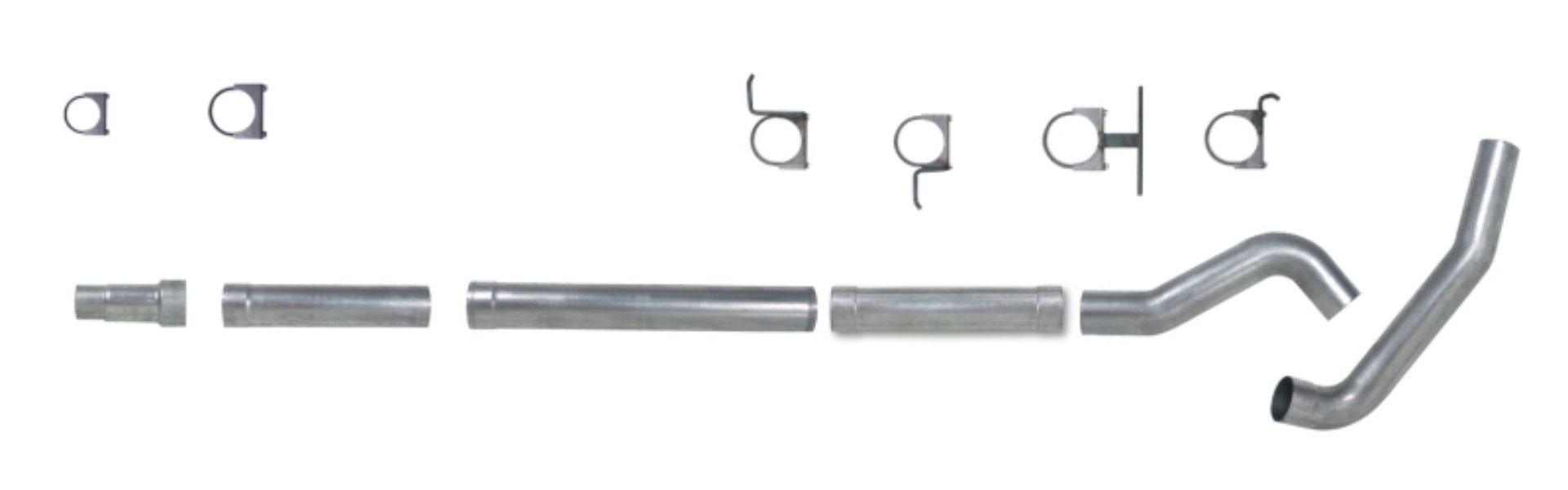 Picture of Diamond Eye KIT 5in Catback MFLR RPLCMENT PIPE Single AL: 94-97 FORD 7-3L F250-F350 PWRSTROKE