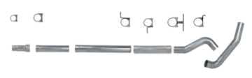 Picture of Diamond Eye KIT 5in Catback MFLR RPLCMENT PIPE Single AL: 94-97 FORD 7-3L F250-F350 PWRSTROKE