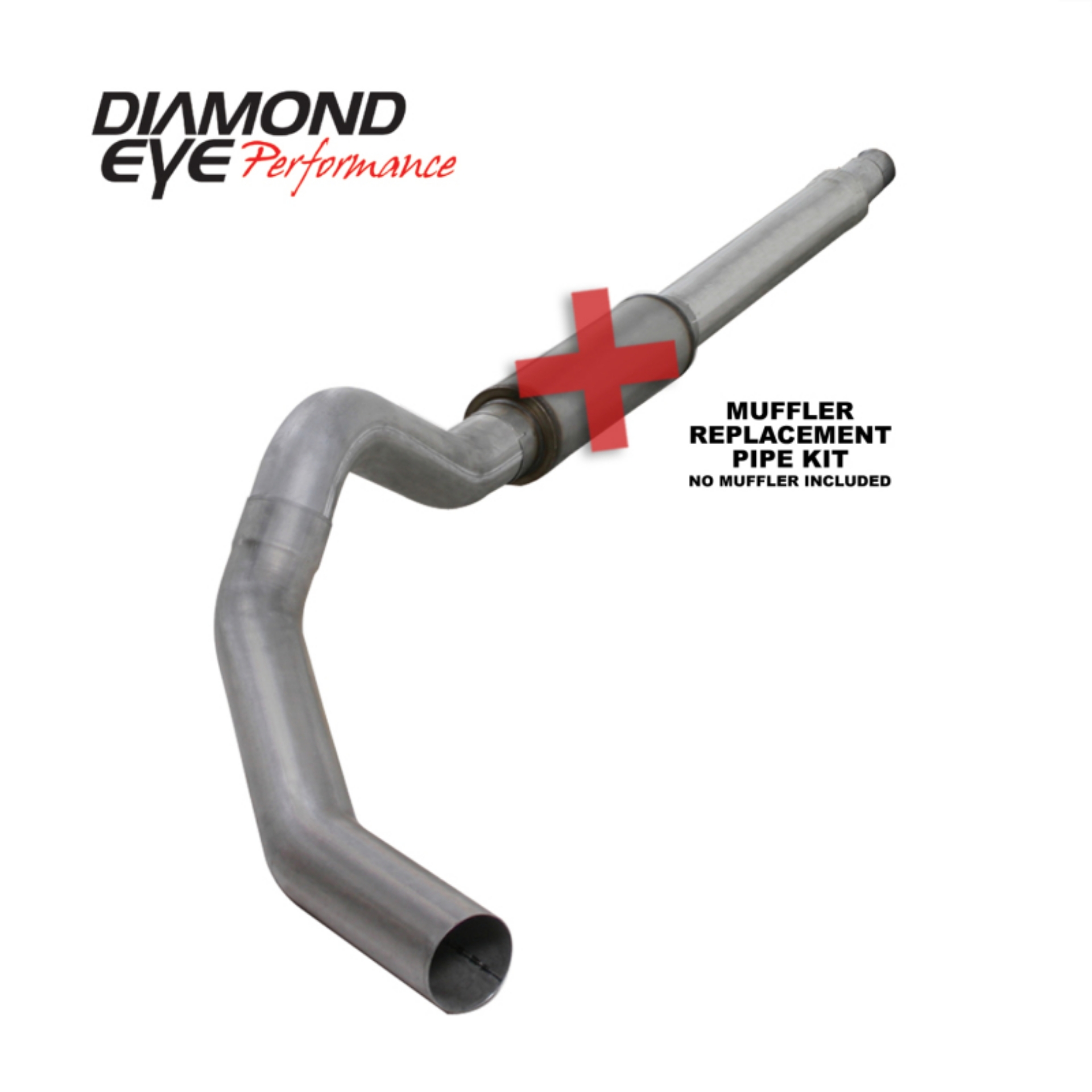 Picture of Diamond Eye KIT 5in Catback MFLR RPLCMENT PIPE Single AL: 03-07 FORD 6-0L F250-F350
