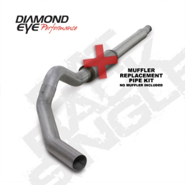 Picture of Diamond Eye KIT 5in Catback MFLR RPLCMENT PIPE Single AL: 03-07 FORD 6-0L F250-F350