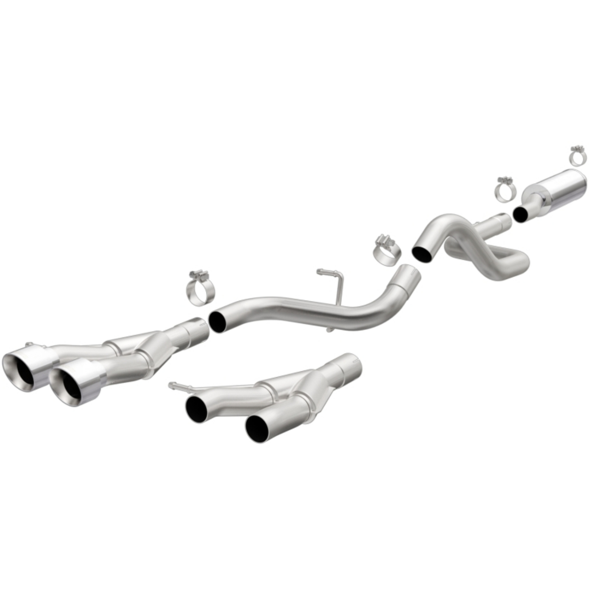 Picture of MagnaFlow Cat-Back 2013-2017 Hyundai Veloster L4 Turbo 2-25in SS Street Series 4in Polished Tips