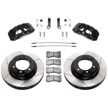 Picture of Wilwood 15-21 Toyota 4Runner Aero6-DM Black Front Brake Kit - Slotted