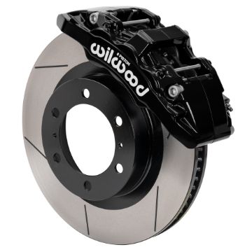 Picture of Wilwood 15-21 Toyota 4Runner Aero6-DM Black Front Brake Kit - Slotted