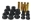 Picture of Prothane 67-70 GM 4wd Front Spring & Shackle Bushings - Black