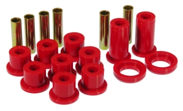 Picture of Prothane 82-00 GM S-Series 2-4wd Rear Spring & Shackle Bushings - Red
