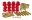 Picture of Prothane 62-67 Chevy Nova HD Spring & Shackles Bushings - Red