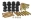 Picture of Prothane 62-67 Chevy Nova HD Spring & Shackles Bushings - Black