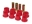 Picture of Prothane 99-09 Chevy 1500-2500 Spring Bushings - Red
