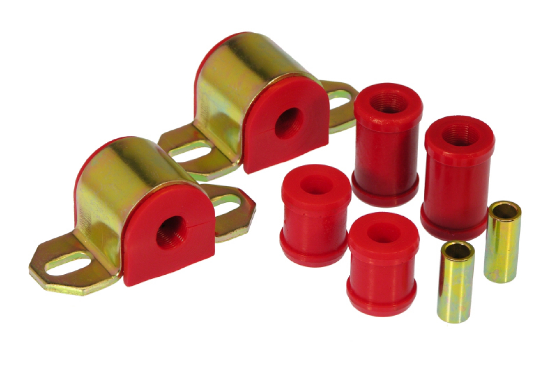 Picture of Prothane 67-81 Chevy Camaro-Firebird Rear Sway Bar Bushings - 5-8in 2-Bolt - Red
