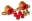 Picture of Prothane 84-96 Chevy Corvette Rear Sway Bar Bushings - 22mm - Red