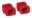 Picture of Prothane 97-06 Chevy Corvette Front Sway Bar Bushings - 30mm - Red