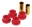 Picture of Prothane 65-70 GM Full Size Rear Panhard Bar Bushings 1 1-8in ends - Red