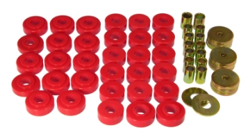Picture of Prothane 65-67 GM Hardtop Body Mount Kit - Red