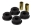 Picture of Prothane 65-70 Buick Riviera Rear Track Arm Bushings - Black